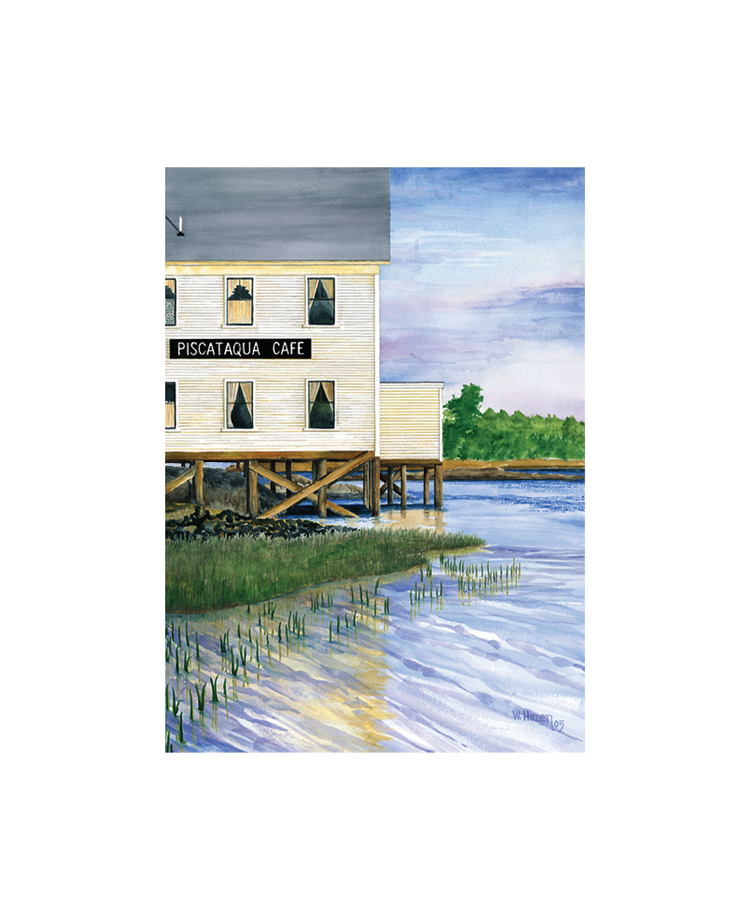 Piscataqua Cafe - New Castle, NH | Giclee` Prints