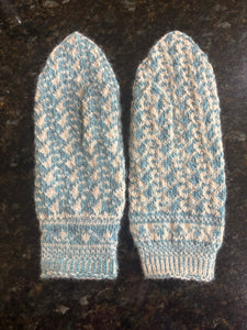 'Waves" handknit Mittens | Custom Knitting