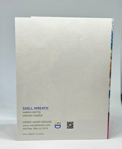 Shell Wreath - Holidays | Hand Cut Card