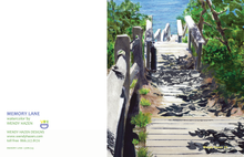 Load image into Gallery viewer, Beach path located in Eastham on Cape Cod with a staircase to the water.