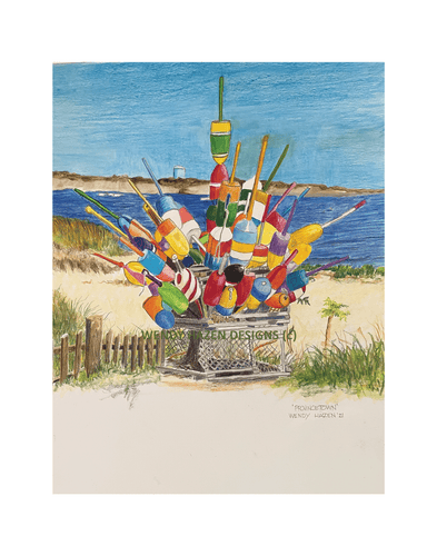 Buoys on MacMillan Wharf - Provincetown, MA | Giclee` Prints